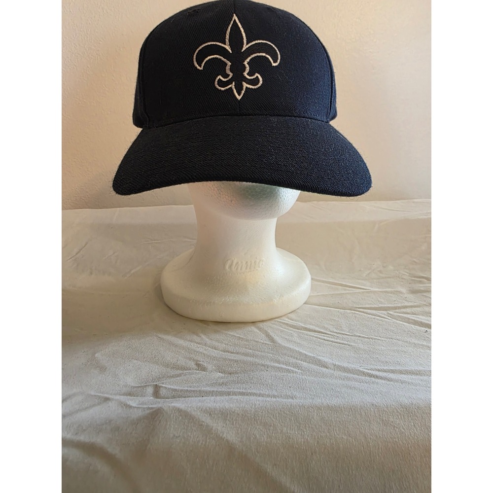 American Needle Hat Mens OSFM Black New Orleans Saints NFL Snapback Fleur De Lis